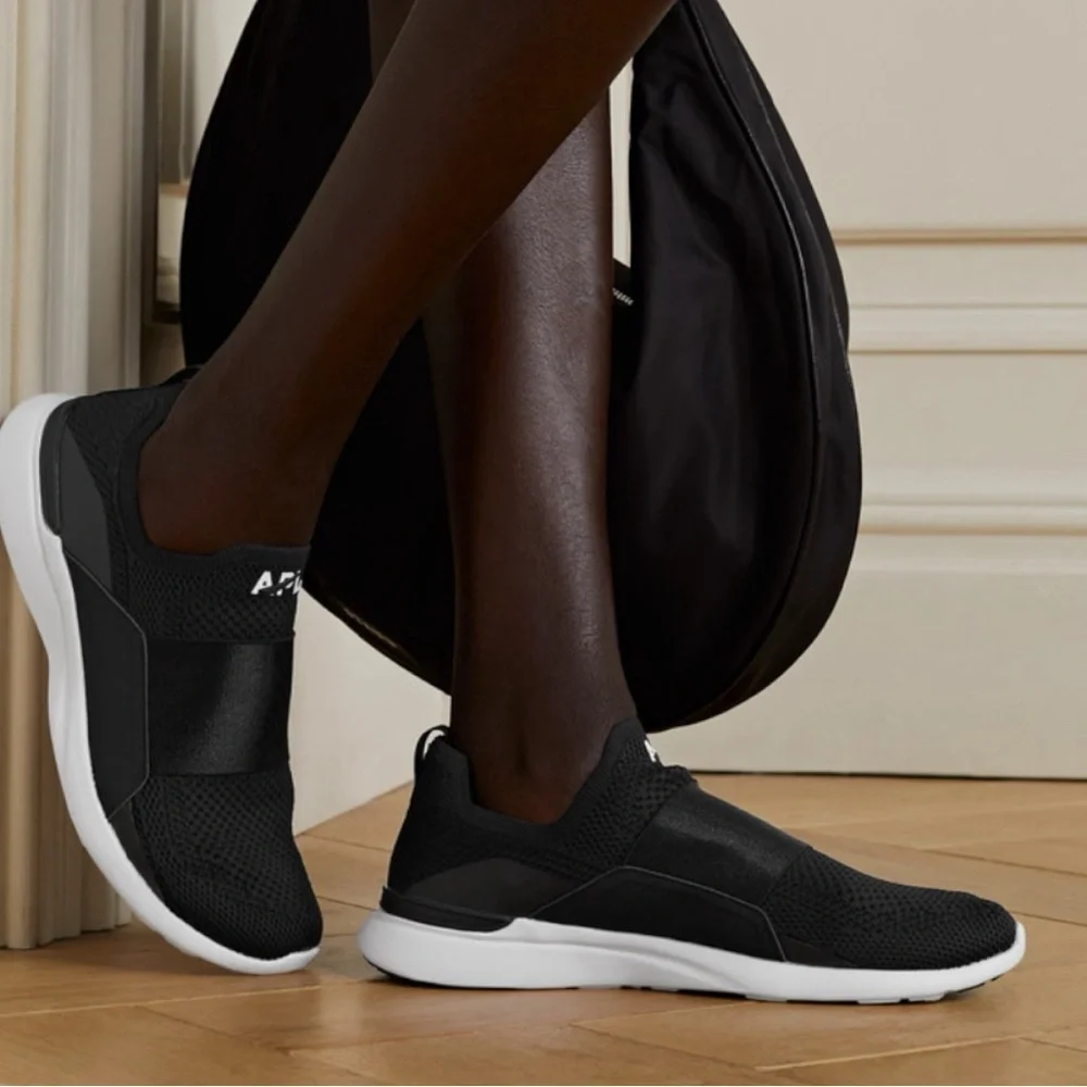 APL ATHLETIC PROPULSION LABS TechLoom Bliss mesh and stretch slip-on sneakers